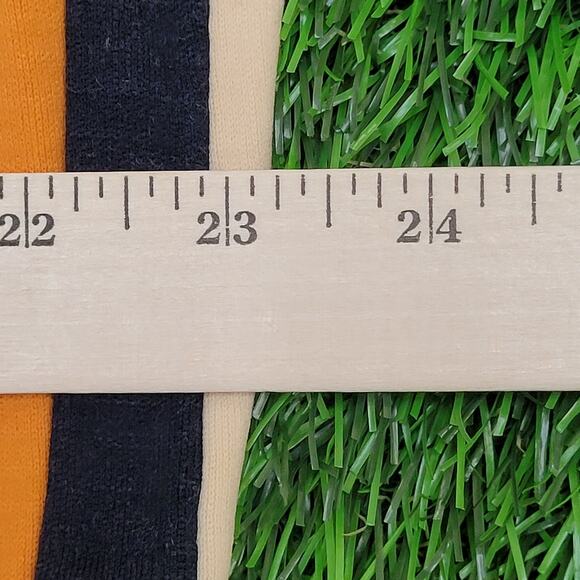 Vintage 80s MOD Track Jacket Womens XL 23x23 Orange - Picture 11 of 15